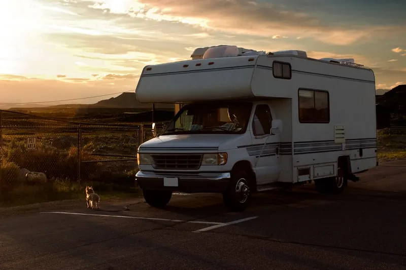 Vaughan RV motorhome ready for transport